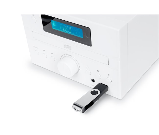 Microcadena Bluetooth Thomson Blanco/ Madera