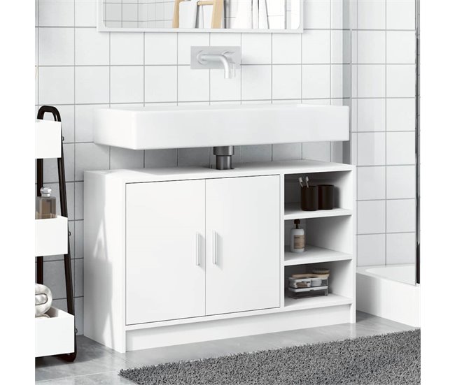 Armario De Lavabo Blanco