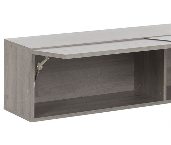 Estante de pared 1 puerta BOSTON Roble