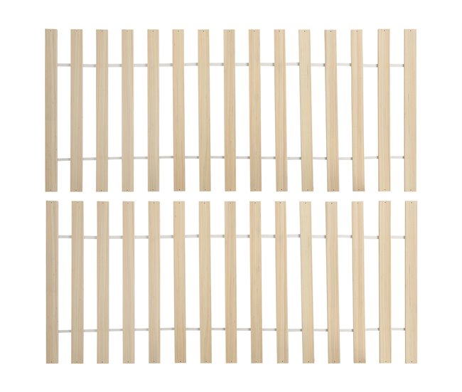 Beliani Cama con cajones Madera de pino OLENDON 169x206 Blanco