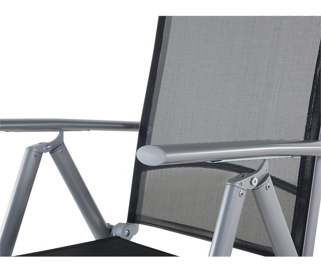 Beliani Conjunto de comedor CATANIA Gris Claro
