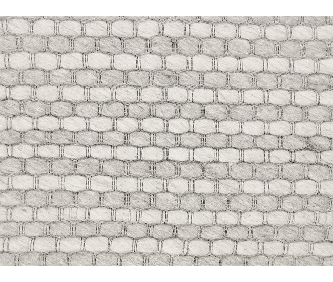 Beliani Alfombra de pelo corto KILIS 140x200 Gris Claro