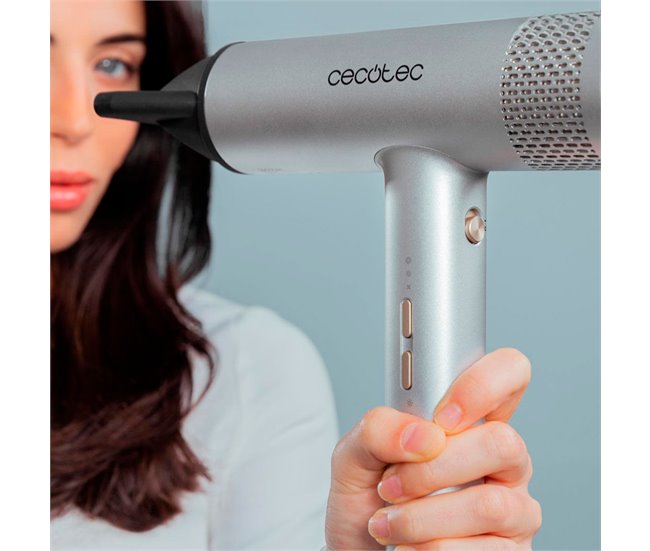 Cecotec Secador de pelo Bamba IoniCare RockStar Aluminum Cecotec Negro