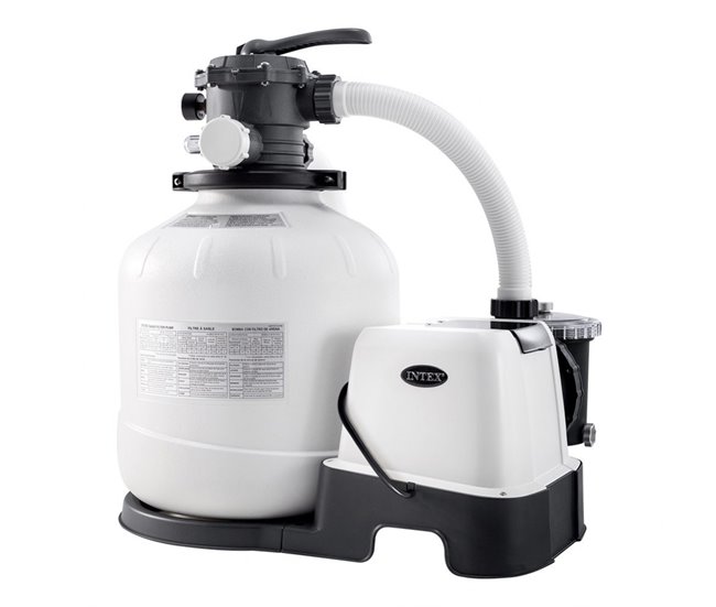 Sistema combinado depuradora arena y clorador salino ECO 11 g - 56.800 l INTEX Blanco