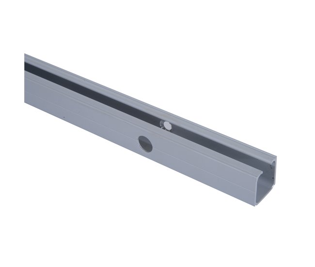 Kit Instalacion Puerta Corredera MDF, Aleación de Aluminio HOMCOM 200 Marron