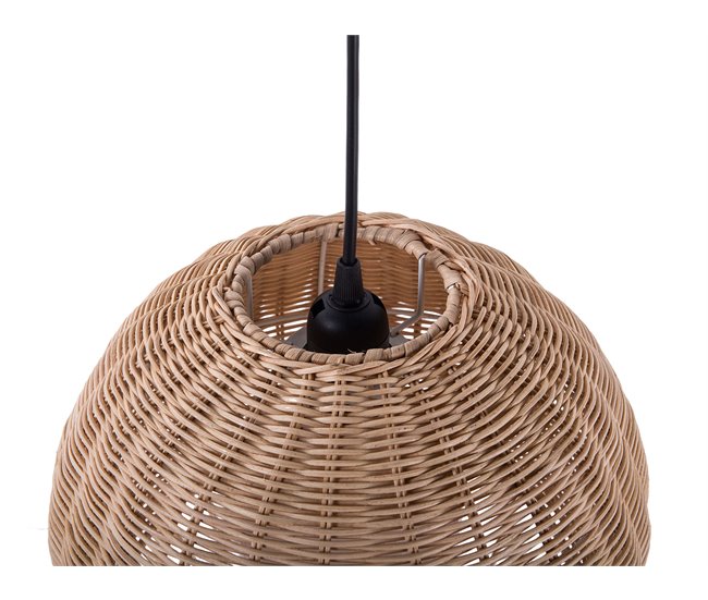 Beliani Lámpara colgante DRINO Natural