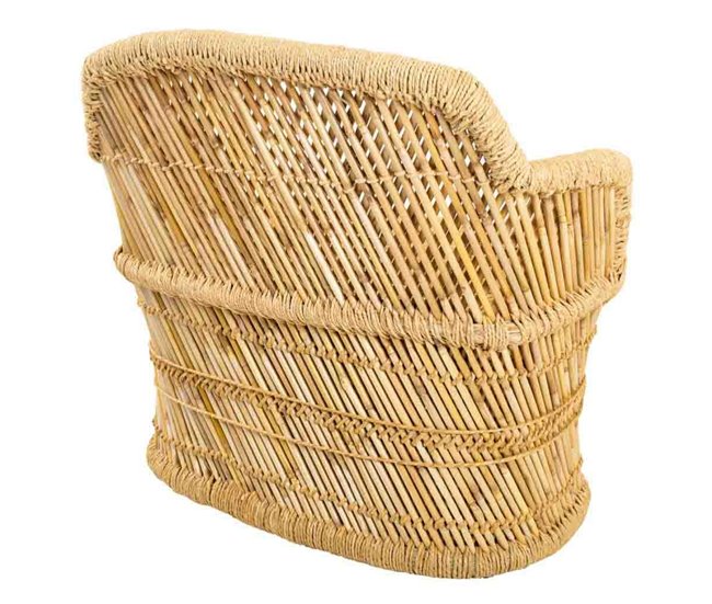 Sofá de bambú Marron