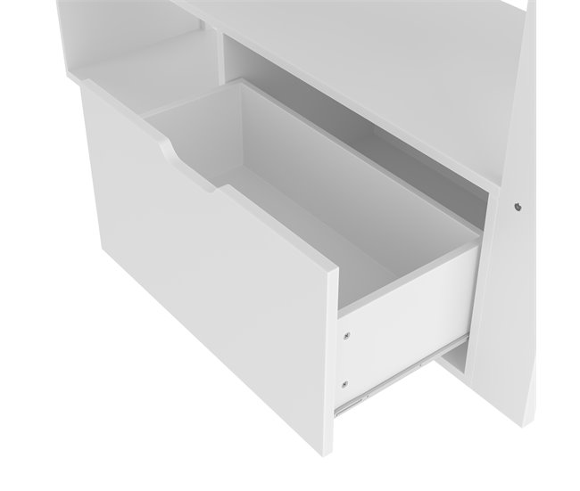 Cama alta para niños 153x218 Blanco