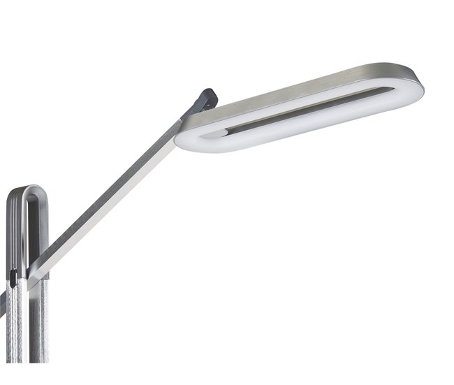 Beliani Lámpara de pie AQUARIUS Gris