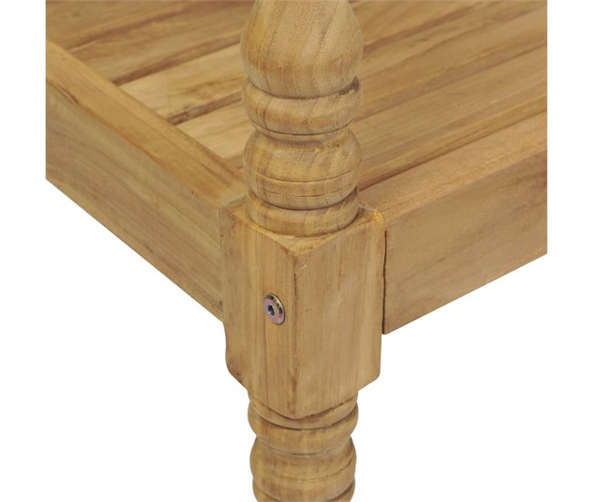 Banco de madera datavia de jardín 120x51 Azul