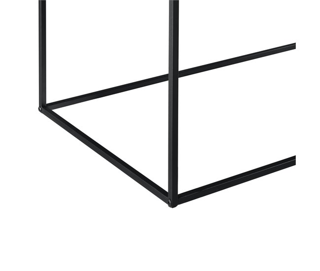 Mesa Consola Russafa metal robusta Negro