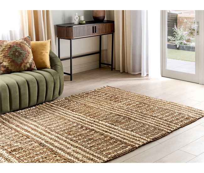 Beliani Alfombra de pelo corto KAMBERLI 160x230 Beige