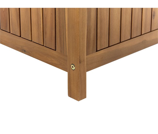 Beliani Banco Madera de acacia SOVANA Marron
