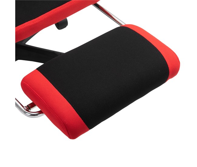 Silla de Oficina esponja, tejido de malla Vinsetto Rojo