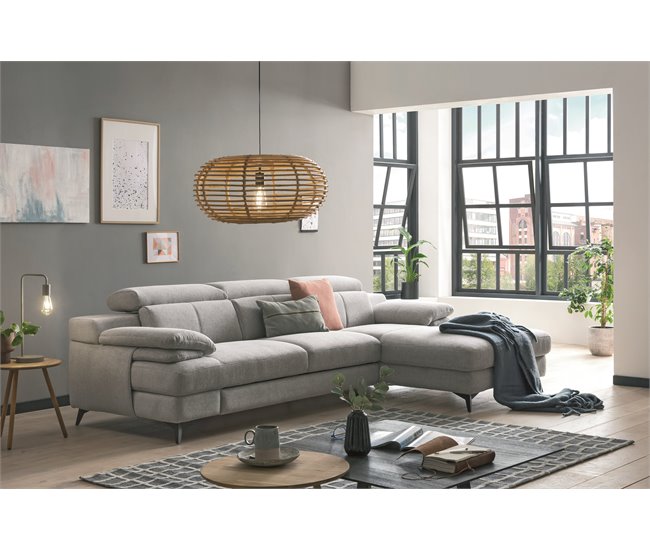 Chaise longue con cama TITUS Gris