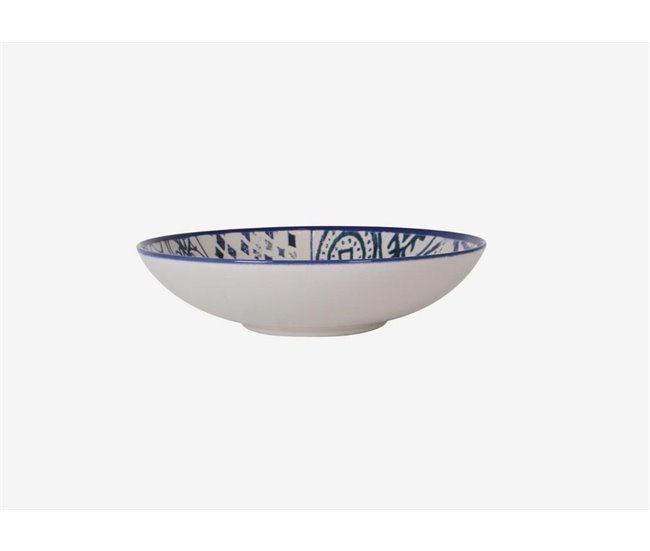 Set 2 platos hondos ALTAMIRA/JAMEO/DRACH LA MEDITERRÁNEA 21cm Azul