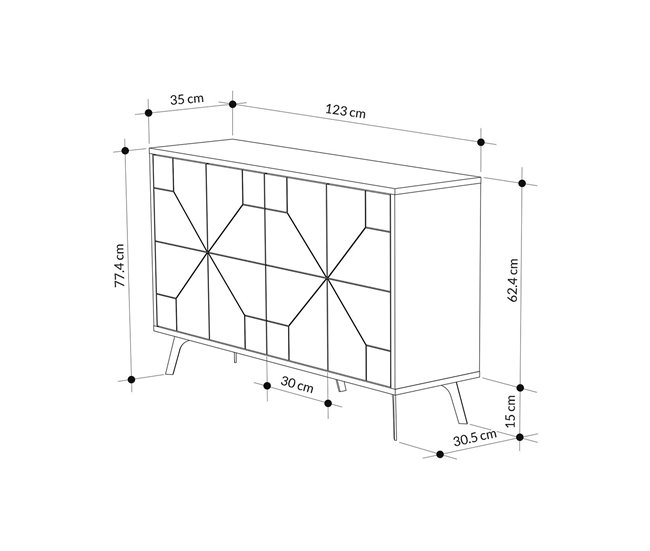 Aparador DUNE 123 Madera