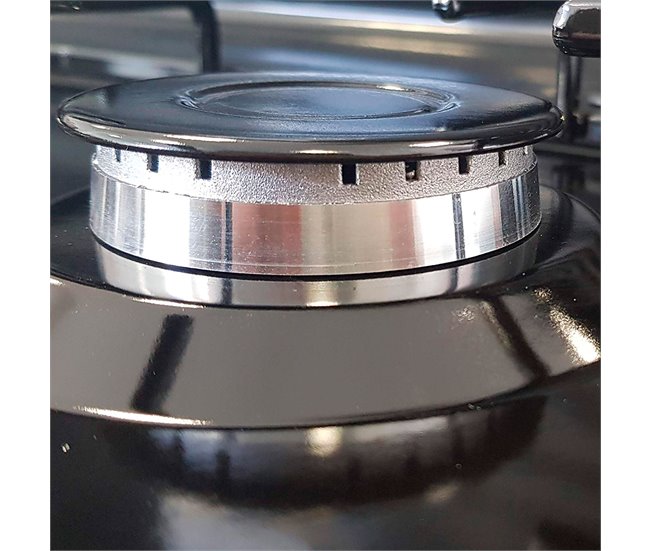 Cocina de gas portátil MPM KN-03/1KB Negro