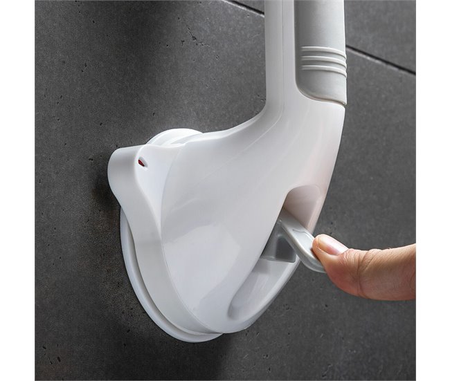 Asa de Seguridad para Baño Angular Doble Blanco