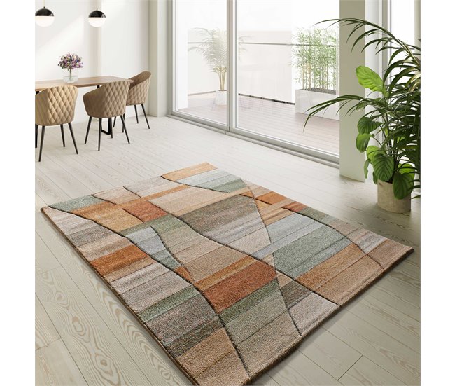 Alfombra abstracta SORA - ATTICGO 160x230 Multicolor