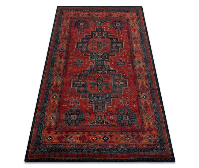 Alfombra de lana OMEGA HARI oriental 235x350 Rojo