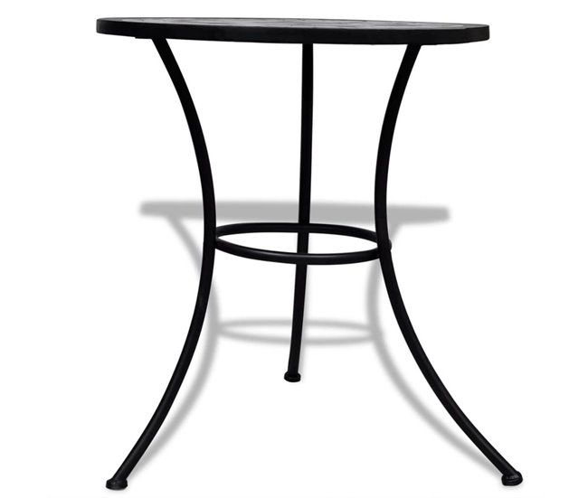 Conjunto de jardín Salento  sillas + mesa Blanco