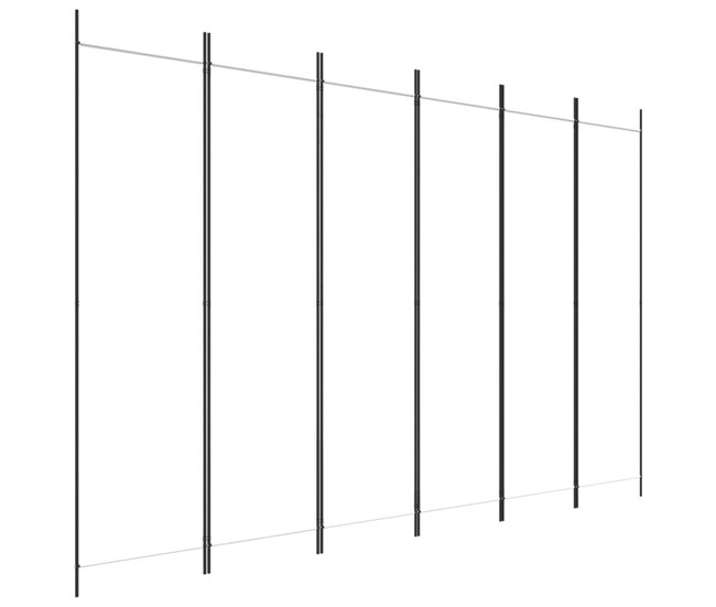 Biombo - Separador Divisor de 6 paneles Blanco