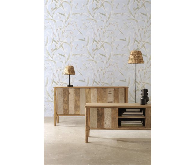 Aparador De Madera Maciza De Mango Multicolor