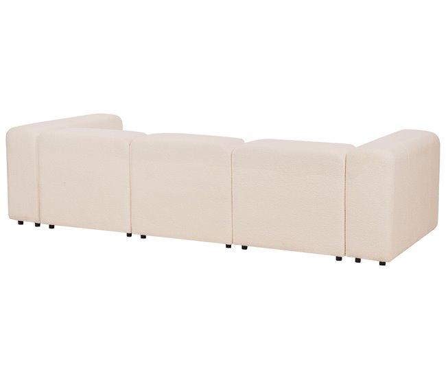 Beliani Sofá modular Bouclé FALSTERBO Beige