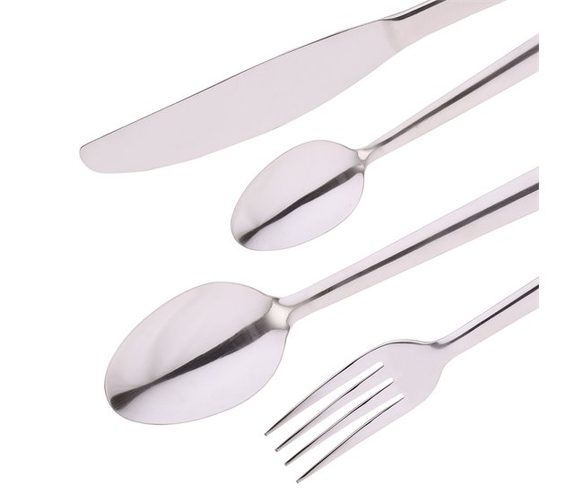 Juego de cuberteria JULIA 24 piezas marca San Ignacio Gris