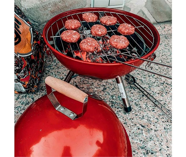 Barbacoa de Carbón O91 Rojo