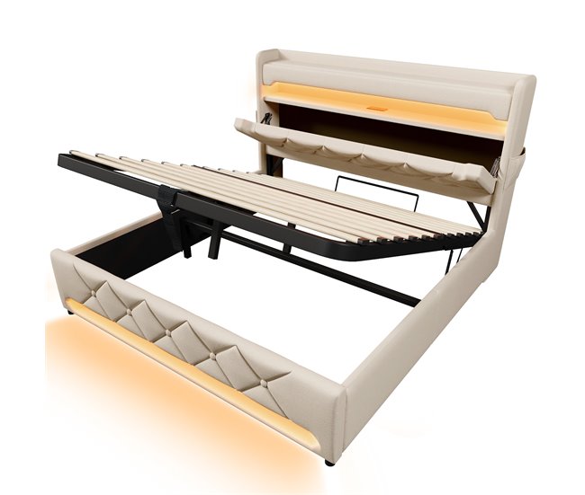 Canapés abatibles Beige