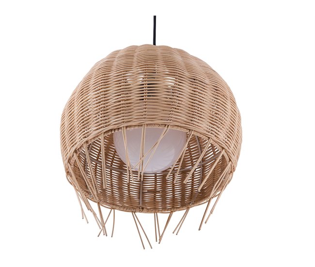 Beliani Lámpara colgante DRINO Natural