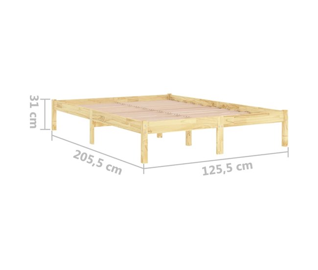 Estructura de cama 120x200 Blanco