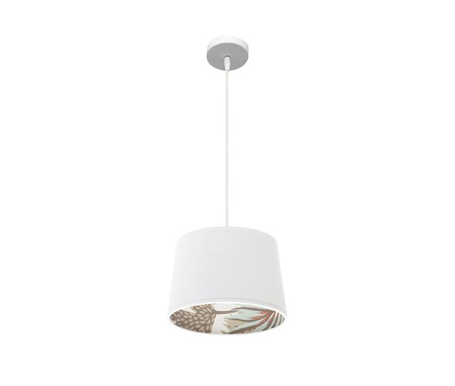 Lámpara De Techo Metal Serie Tunez Blanco