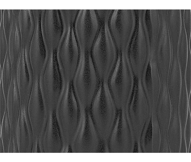 Beliani Jarrón decorativo EMAR Negro