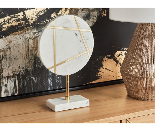Beliani Figura decorativa RETHIMNO Blanco