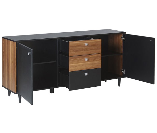 Beliani Aparador KURO Negro