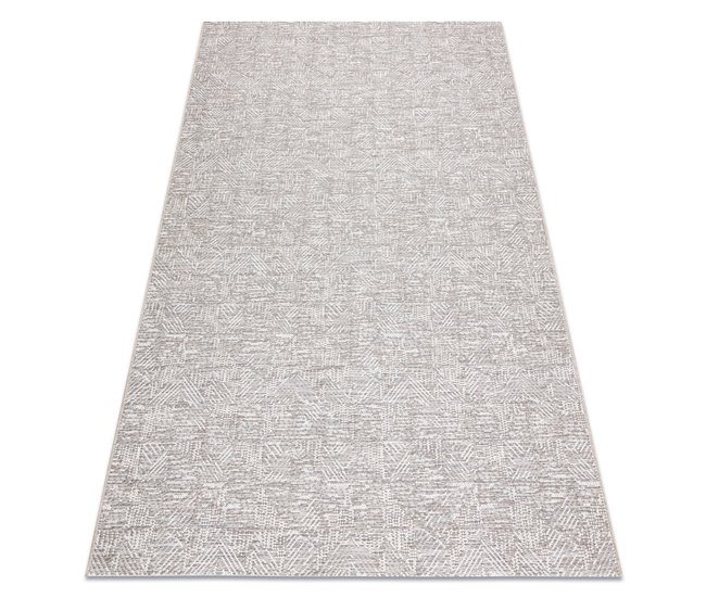 Alfombra COLOR 47373560 SISAL laberinto 160x230 Gris