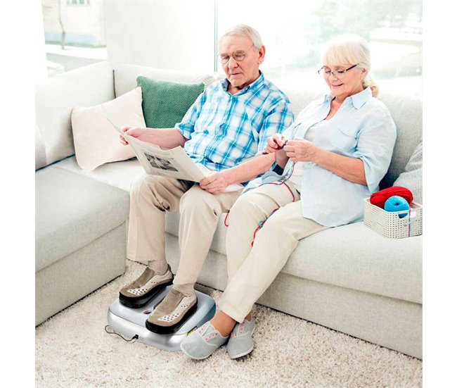 Ejercitador de Piernas Eléctrico Trainer Gridinlux Plateado