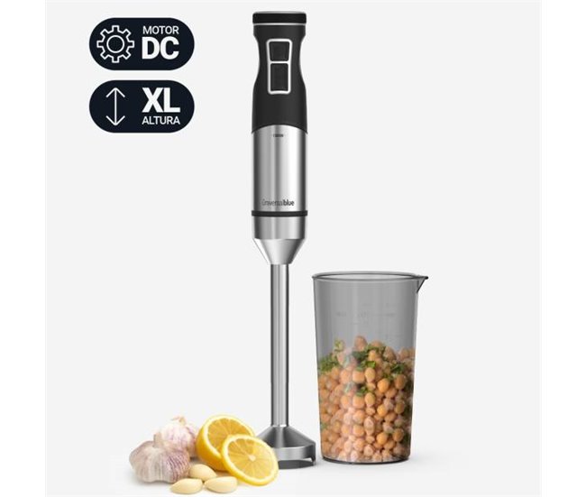Batidora de Mano  1500W | UNIVERSALBLUE Negro/ Inox