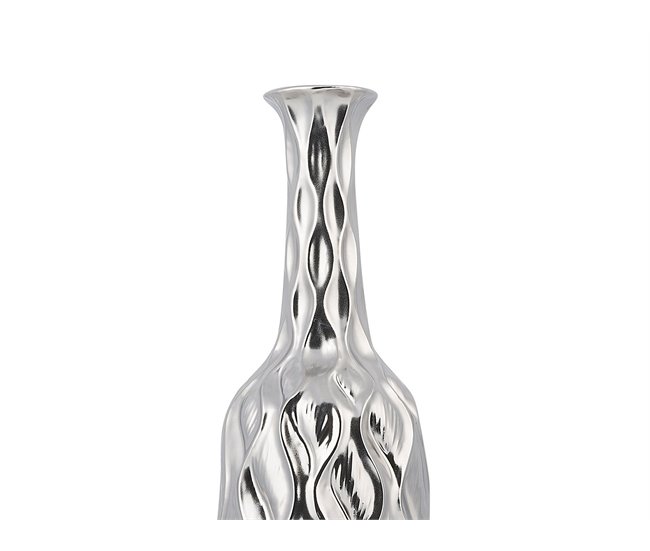 Beliani Jarrón decorativo BASSANIA Gris
