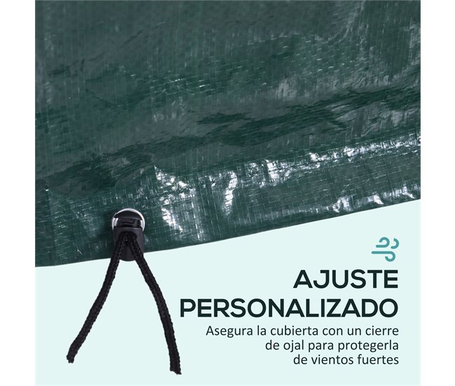 Funda para Muebles PE Outsunny Verde