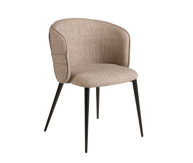 ANGEL CERDA Silla tela marrón Marron