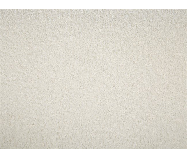 Beliani Sofá de 3 plazas Bouclé LOEN Blanco