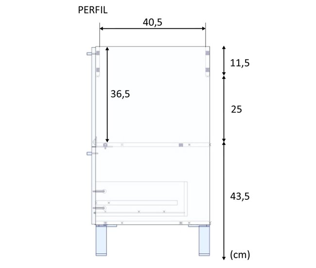 Mueble baño Luis 1 cajón 1 puerta, espejo y lavabo, Alaska Madera