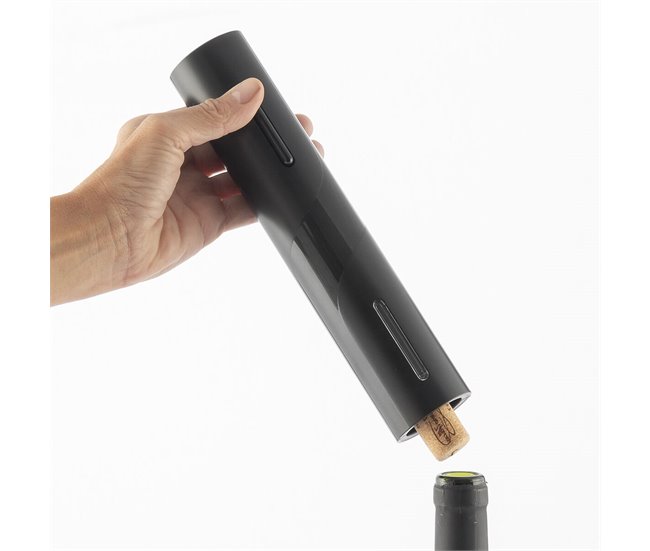 Sacacorchos Eléctrico para Botellas de Vino Negro