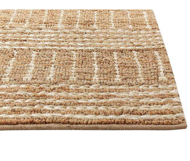 Beliani Alfombra de pelo corto KAMBERLI Beige