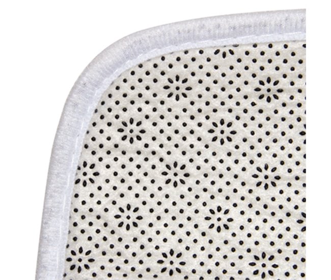 Alfombra De Baño Microfibra Brest Provencia 75x45 Blanco