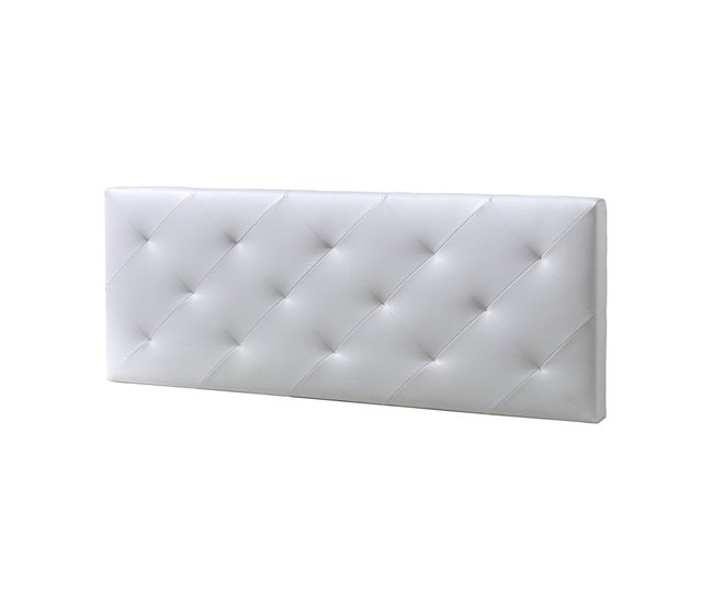Cabecero tapizado Rombo 140x60 cm 160 Blanco